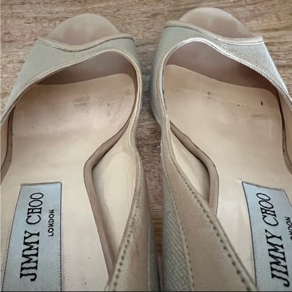 Jimmy Choo flax colored pumps - Picture 9 of 10